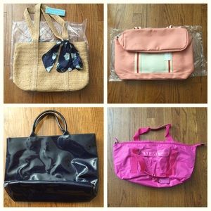 4 Bags (3 tote & 1 Cooler)